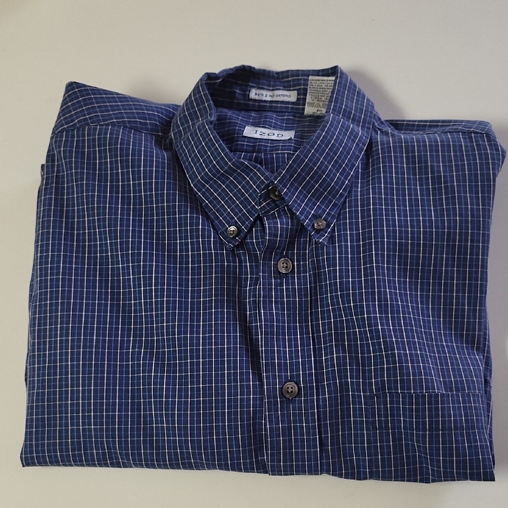 Men's Blue Checkered Shirt